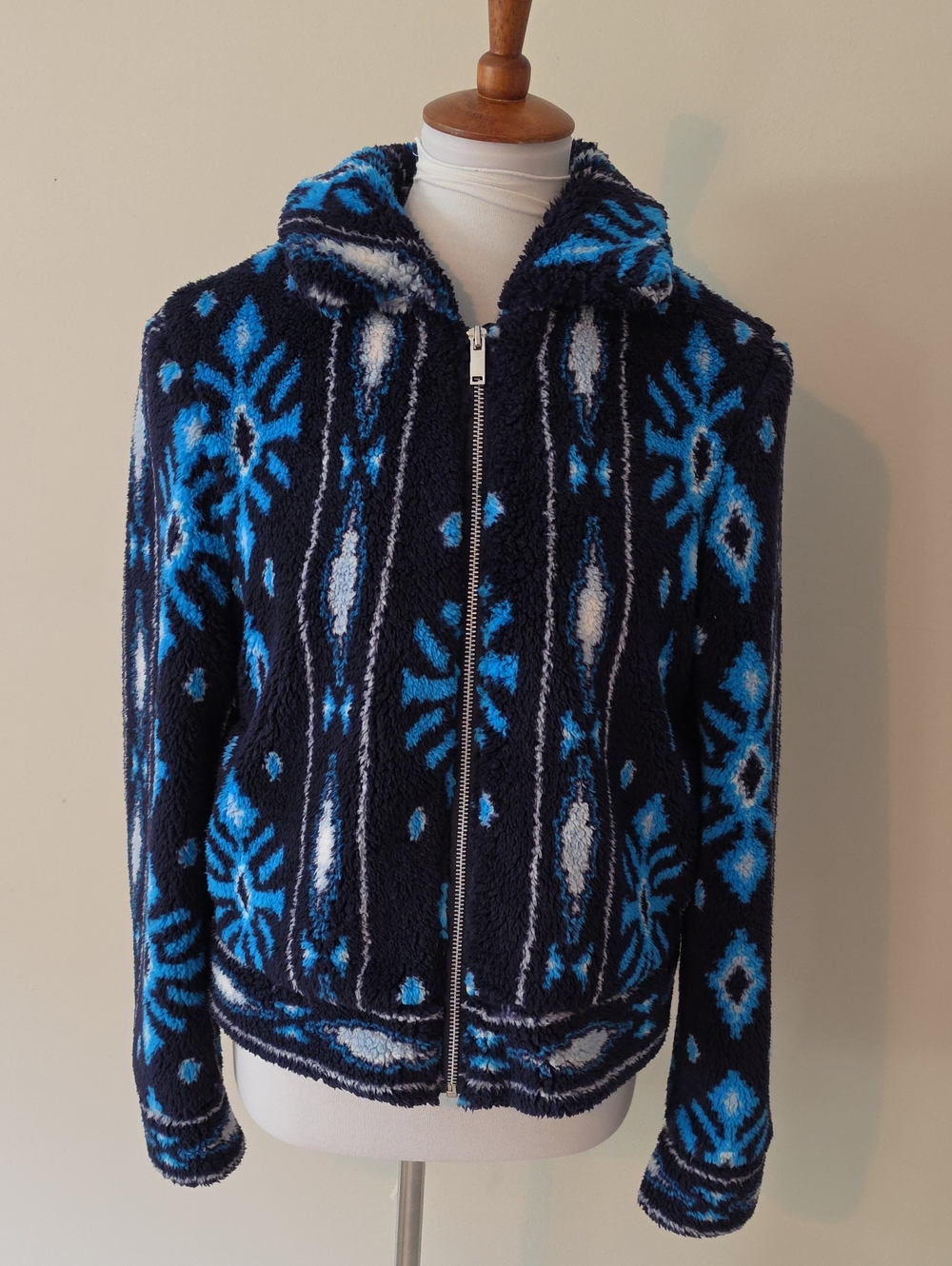 Band Of The Free Fuzzy Full Zip Jacket Brand New